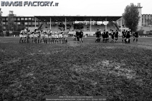 2009-11-08 Amatori-Firenze 010 Squadra